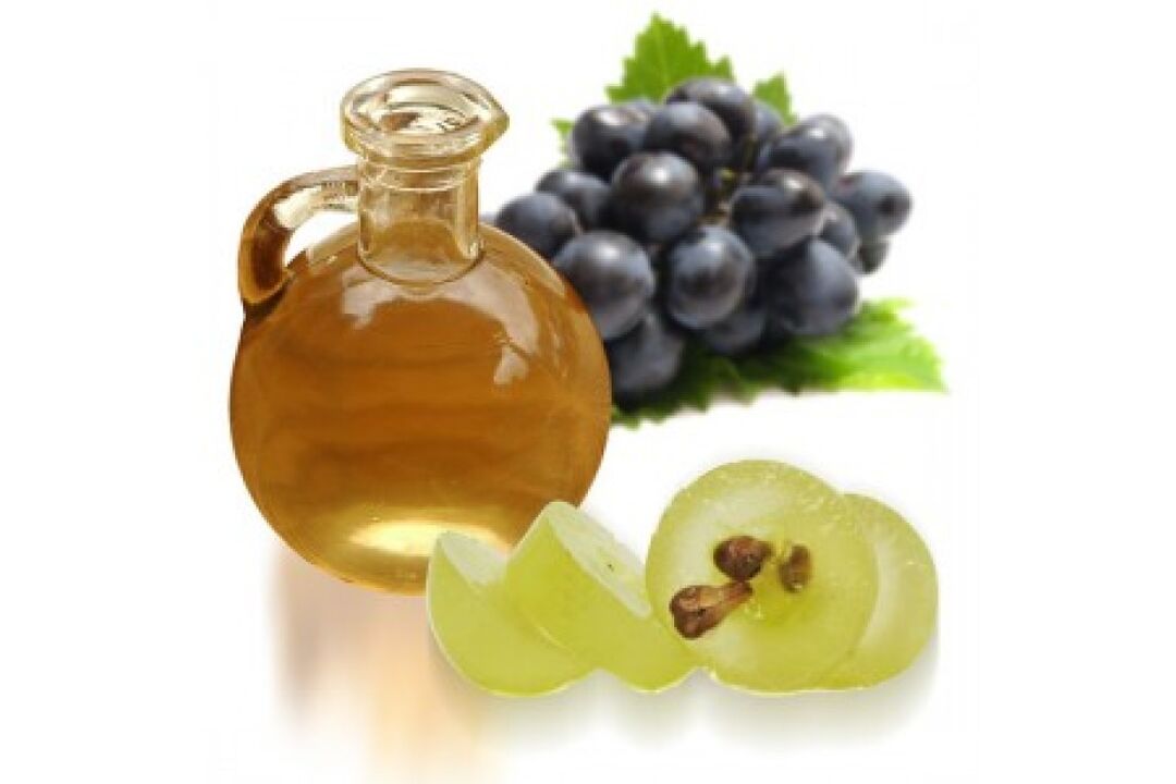 olio di semi d'uva per il ringiovanimento della pelle
